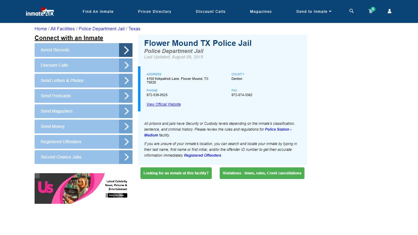 Flower Mound TX Police Jail & Inmate Search - Flower Mound, TX