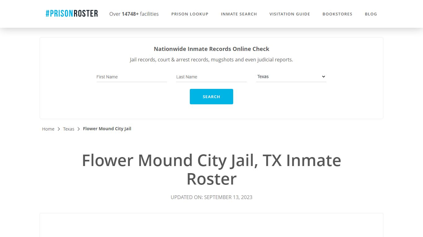 Flower Mound City Jail, TX Inmate Roster - Prisonroster